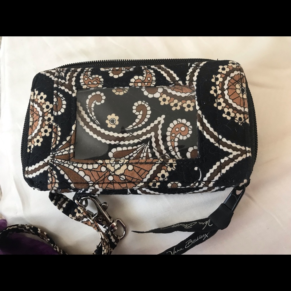 Vera Bradley choco latte wristlet